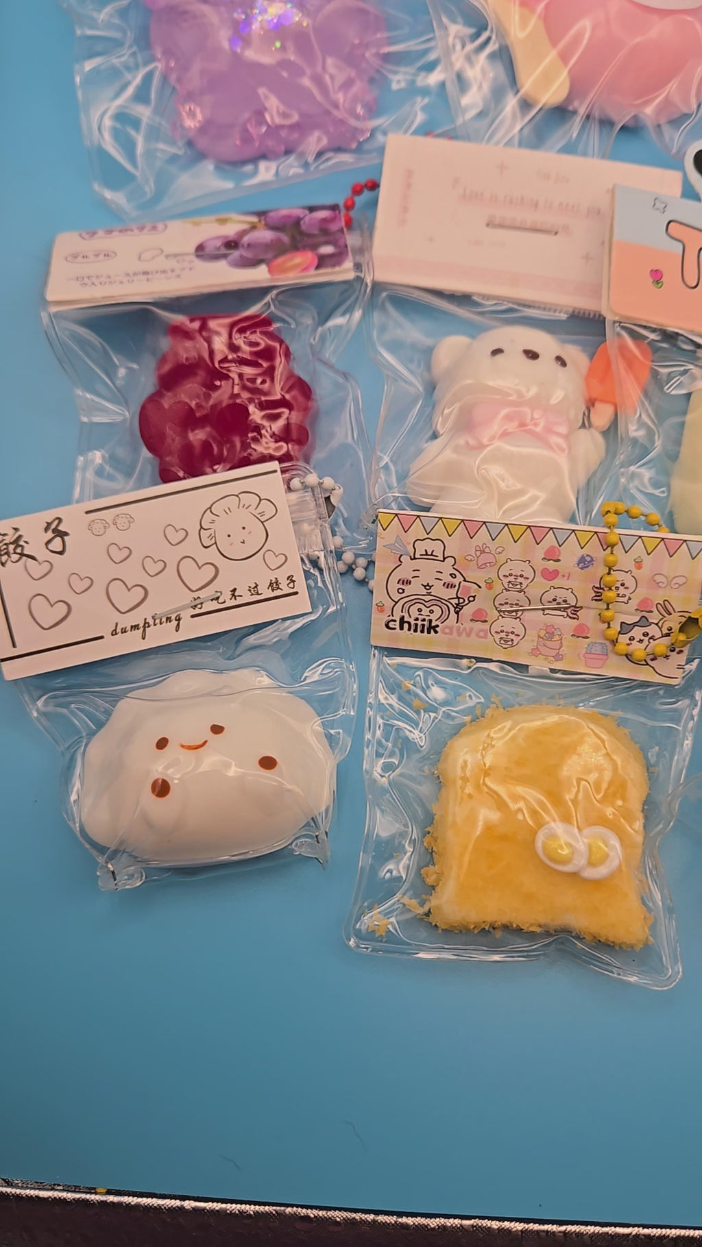 Mystery Mini Squishy Charm | Cute Kawaii Sensory Collectible