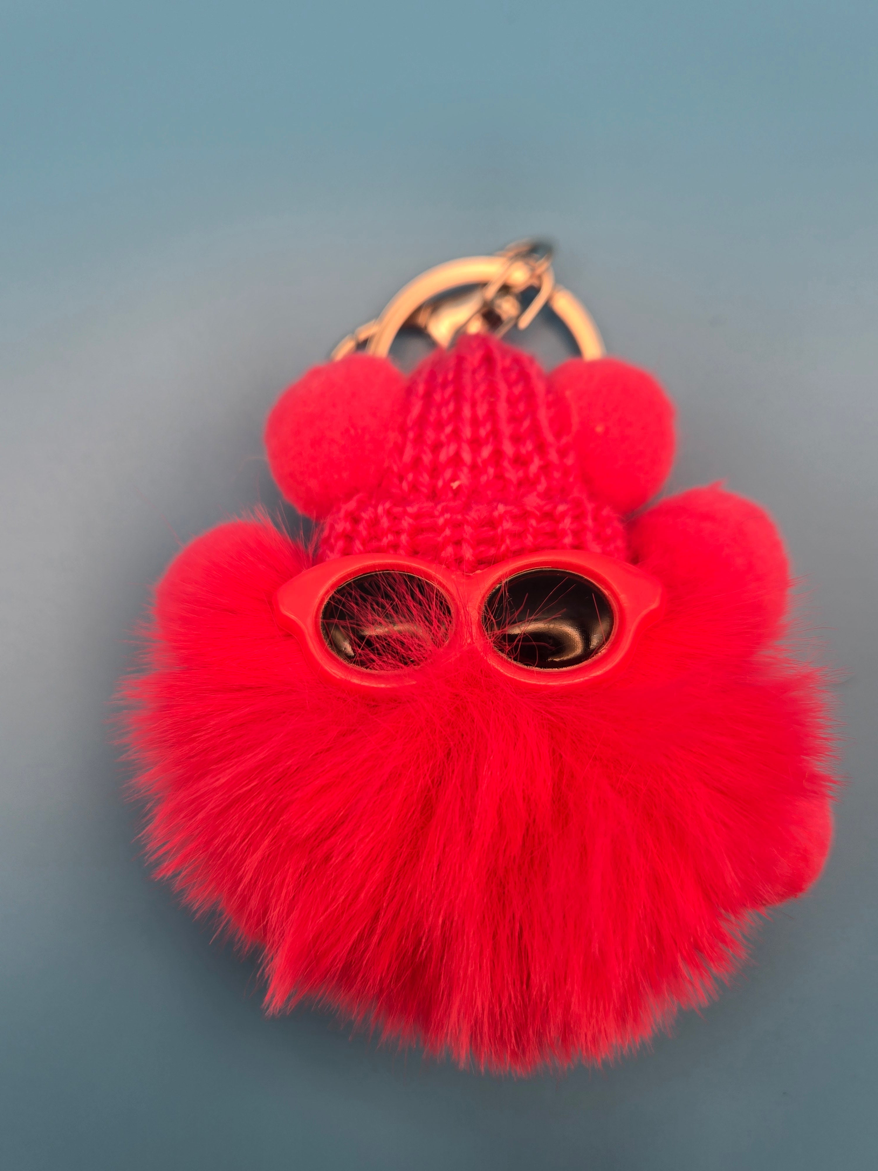 Handmade Fuzzy Buddies Plush Keychain | Cute Kawaii Bag Charm | Mystery Plush Gift