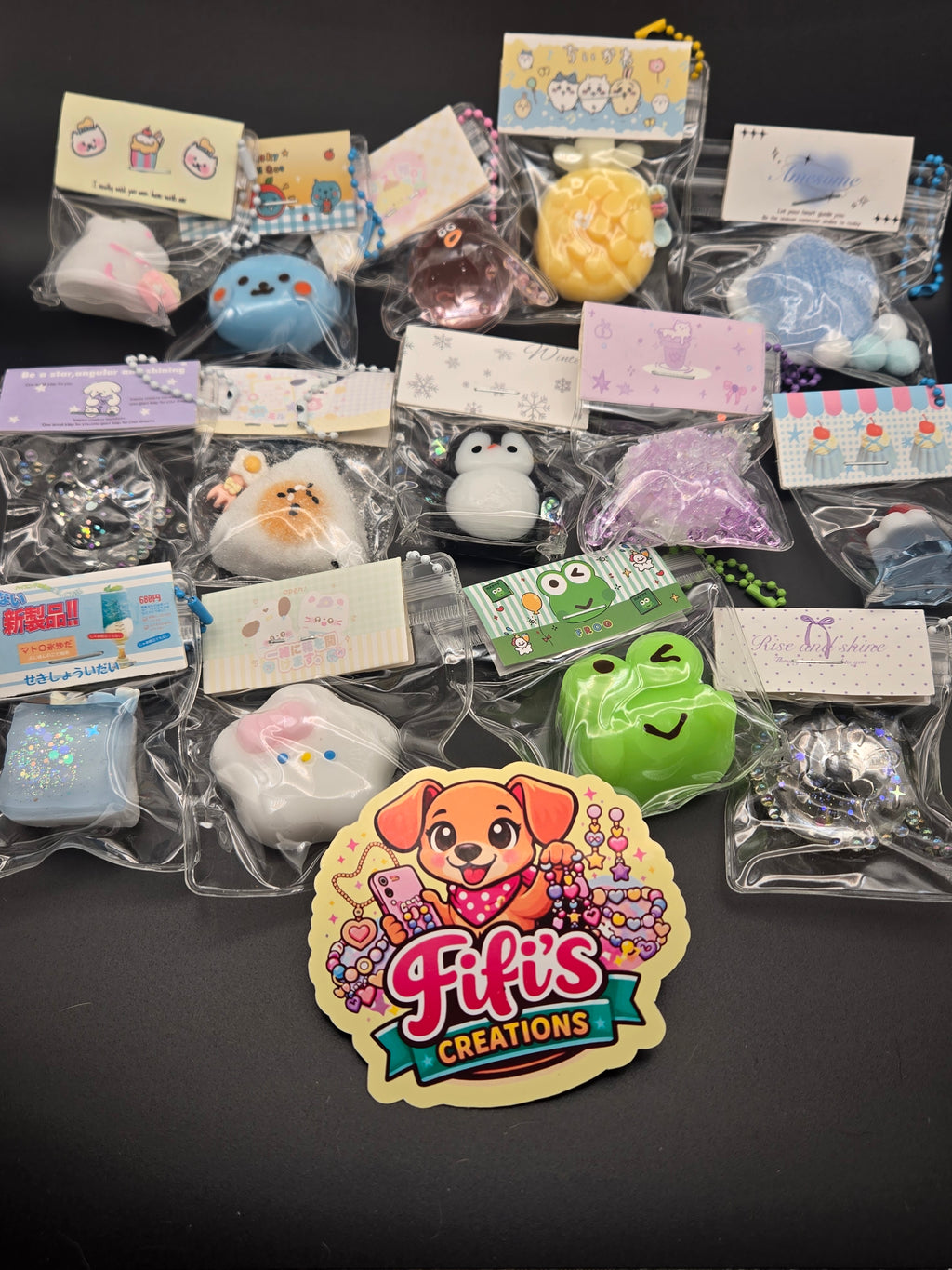 Mystery Mini Squishy Charm | Cute Kawaii Sensory Collectible