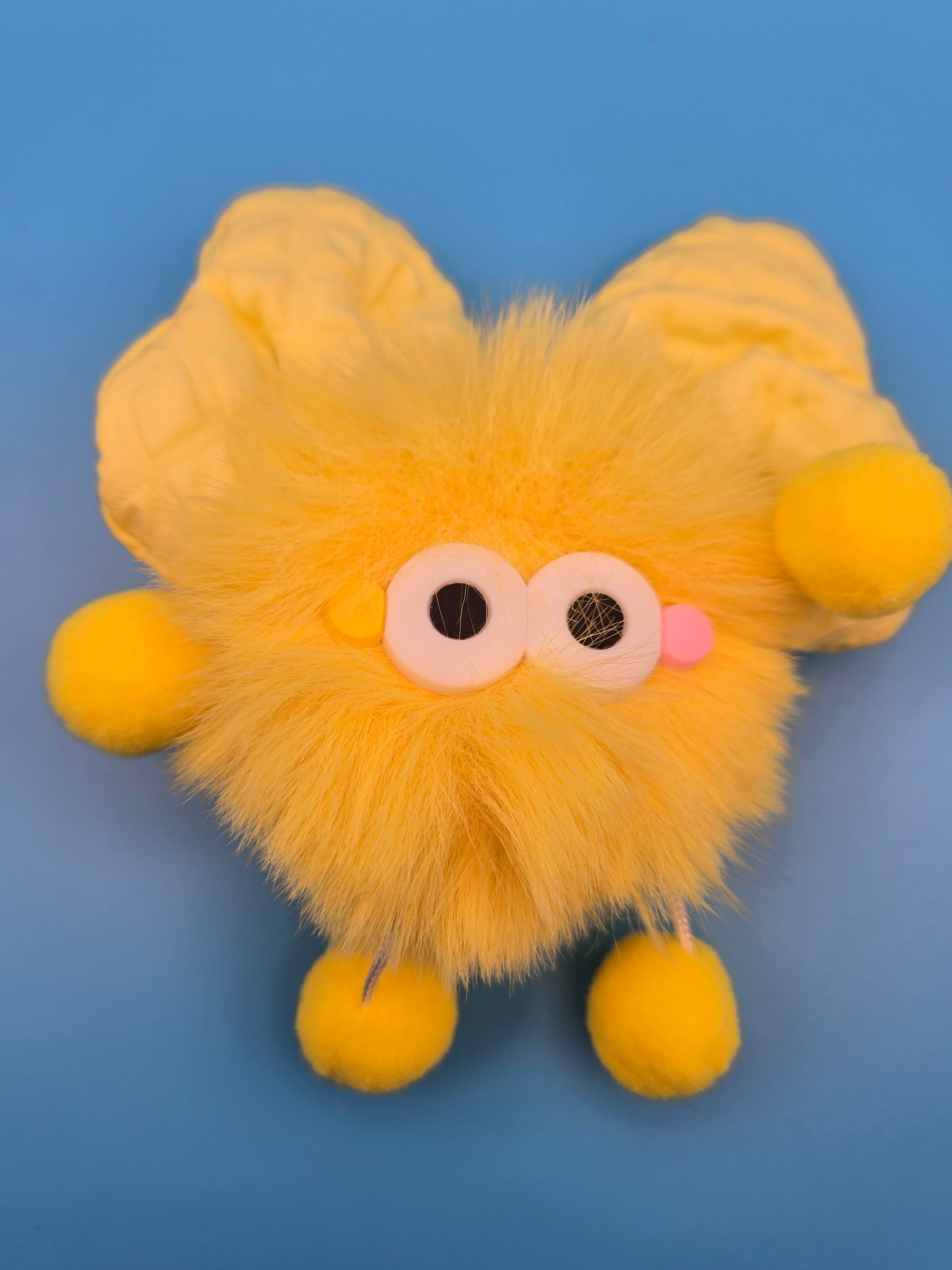 Handmade Fuzzy Buddies Plush Keychain | Cute Kawaii Bag Charm | Mystery Plush Gift