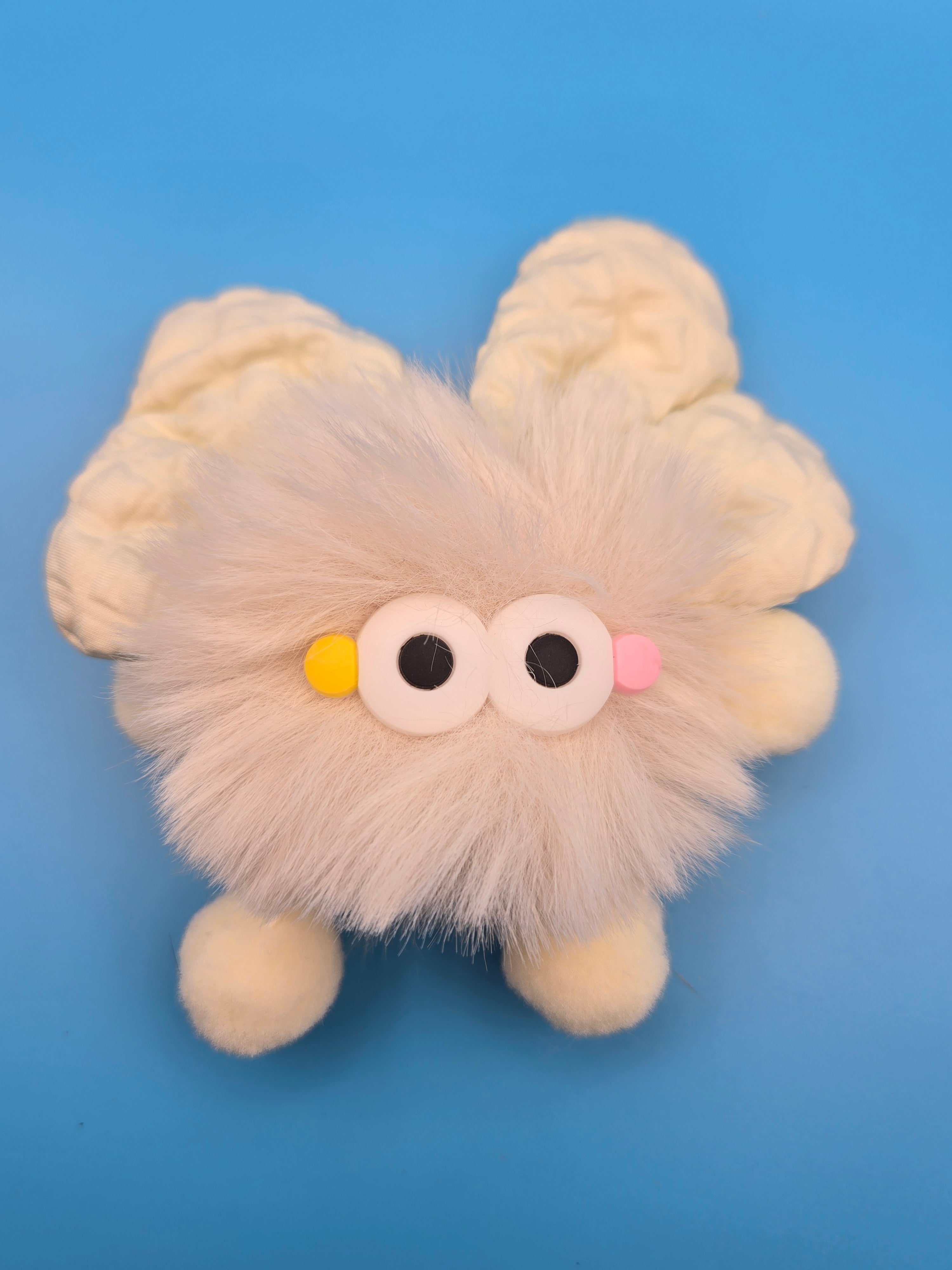 Handmade Fuzzy Buddies Plush Keychain | Cute Kawaii Bag Charm | Mystery Plush Gift
