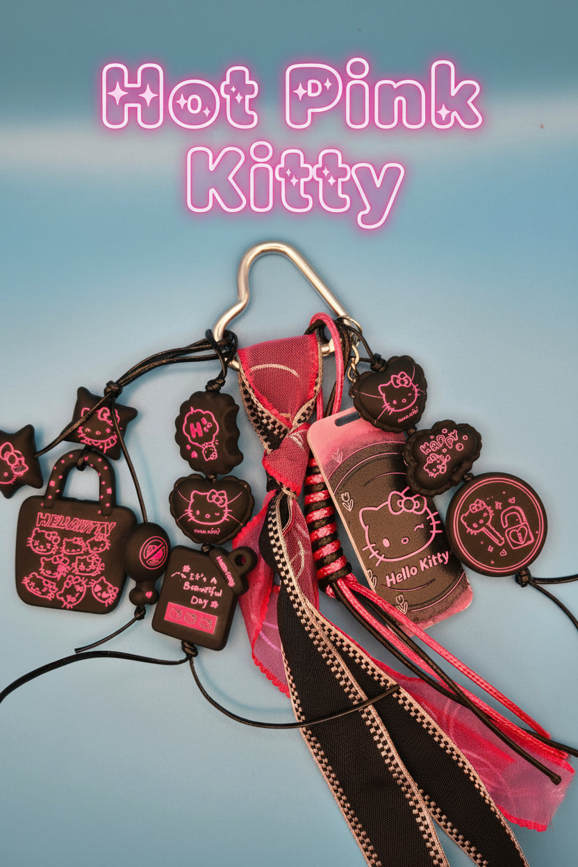 Handmade Kawaii Bag Charm | Cute Purse Charm | Coquette Backpack Charm | Beaded Keychain Accessory | Luxury Bag Charm