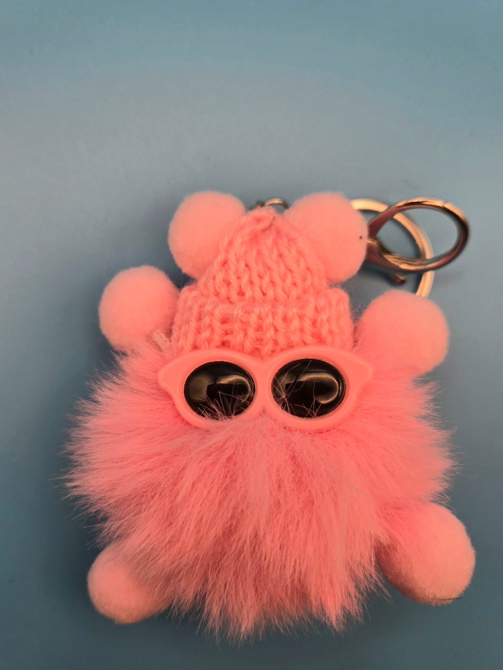 Handmade Fuzzy Buddies Plush Keychain | Cute Kawaii Bag Charm | Mystery Plush Gift